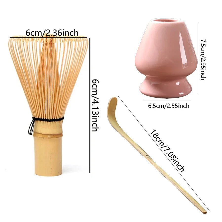 Fouet Matcha – The Matcha – Bleu avec Support et Étui (Chasen) - Oshi Matcha