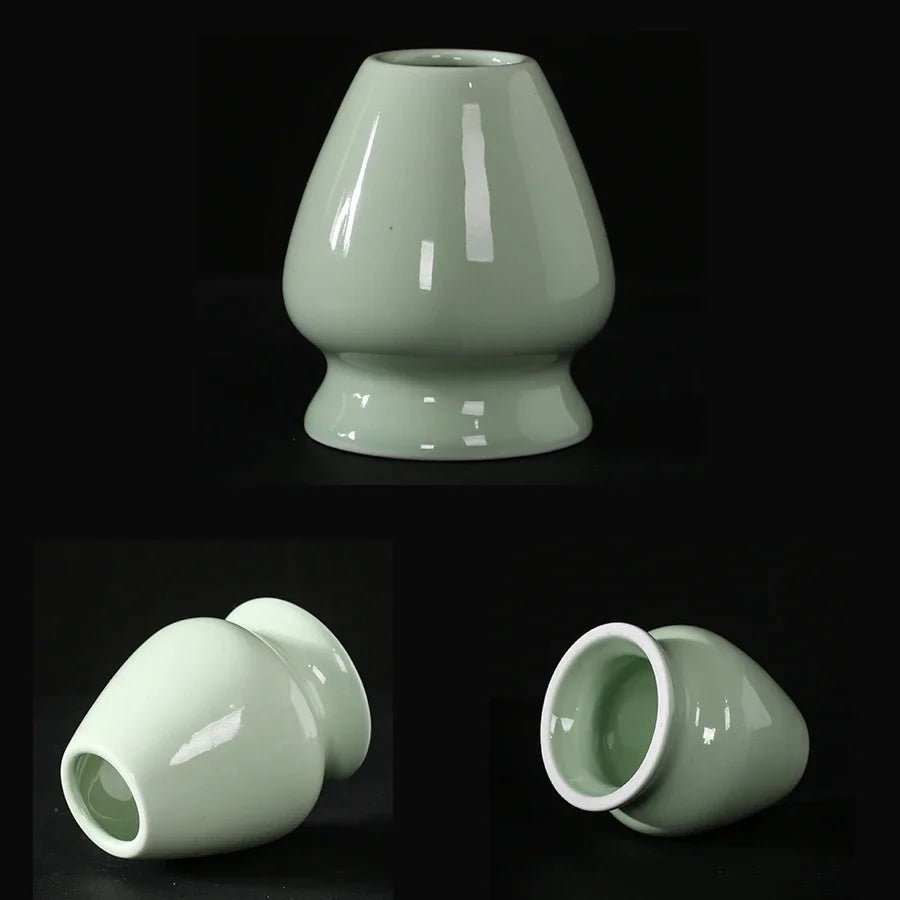 Fouet Matcha – The Matcha – Bleu avec Support et Étui (Chasen) - Oshi Matcha