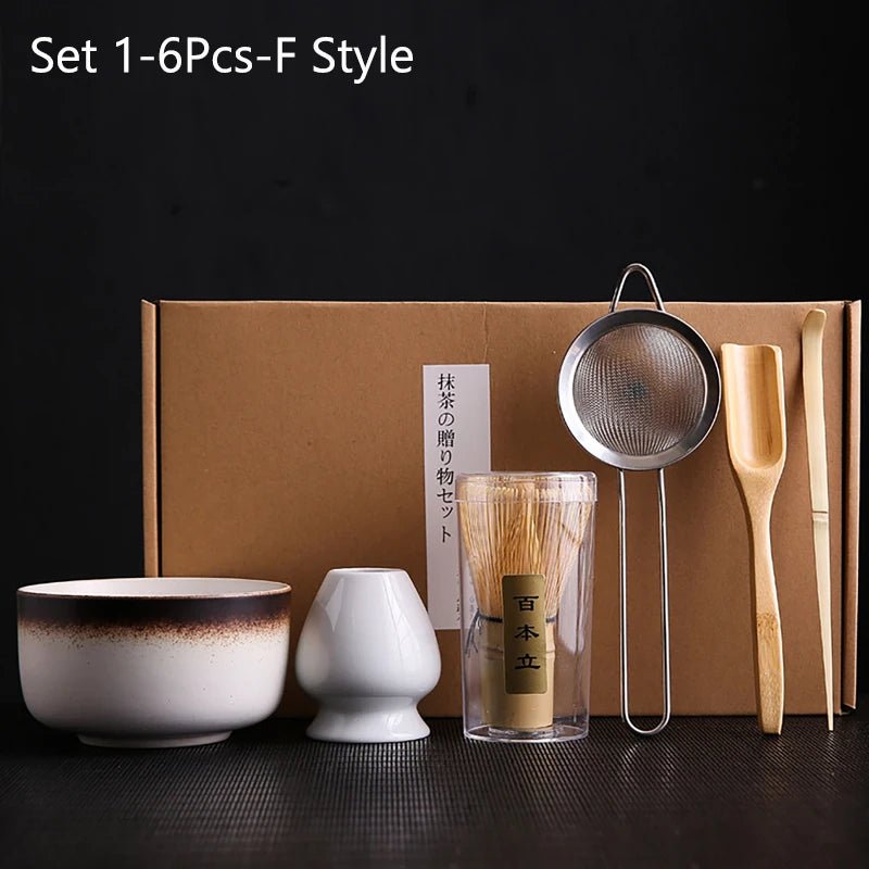 Kit Matcha Bleu Nuit – Bol Céramique, Fouet Bambou et Accessoires - Oshi Matcha