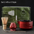 Charger l'image dans la visionneuse de la galerie, Kit Matcha Bleu Nuit – Bol Céramique, Fouet Bambou et Accessoires - Oshi Matcha
