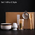 Charger l'image dans la visionneuse de la galerie, Kit Matcha Bleu Nuit – Bol Céramique, Fouet Bambou et Accessoires - Oshi Matcha
