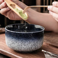 Charger l'image dans la visionneuse de la galerie, Kit Matcha Bleu Nuit – Bol Céramique, Fouet Bambou et Accessoires - Oshi Matcha
