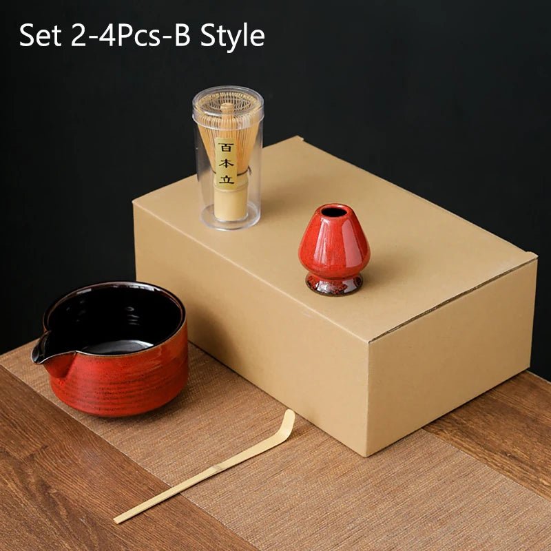 Kit Matcha Bleu Nuit – Bol Céramique, Fouet Bambou et Accessoires - Oshi Matcha