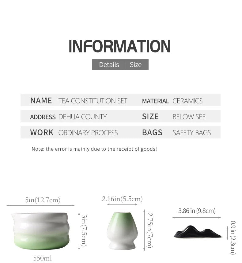 Kit Matcha Cérémonie – Set Matcha Complet pour THÉ MATCHA - Oshi Matcha