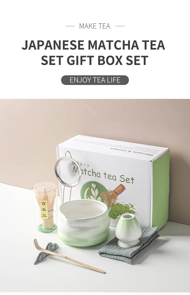 Kit Matcha Cérémonie – Set Matcha Complet pour THÉ MATCHA - Oshi Matcha