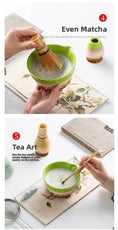 Charger l'image dans la visionneuse de la galerie, Kit Matcha Dégradé Rose – Bol Matcha avec Bec Verseur et Fouet Matcha pour THÉ MATCHA - Oshi Matcha
