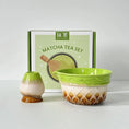 Charger l'image dans la visionneuse de la galerie, Kit Matcha Dégradé Rose – Bol Matcha avec Bec Verseur et Fouet Matcha pour THÉ MATCHA - Oshi Matcha
