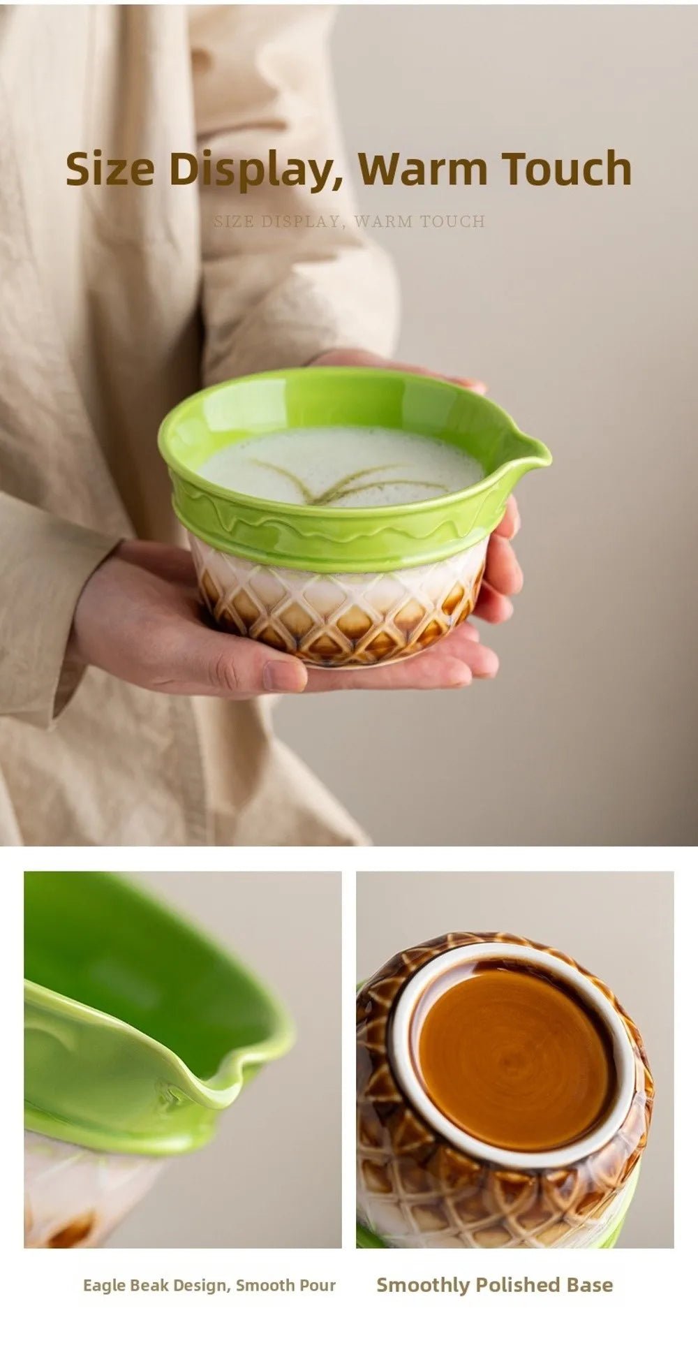 Kit Matcha Dégradé Rose – Bol Matcha avec Bec Verseur et Fouet Matcha pour THÉ MATCHA - Oshi Matcha