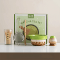Charger l'image dans la visionneuse de la galerie, Kit Matcha Dégradé Rose – Bol Matcha avec Bec Verseur et Fouet Matcha pour THÉ MATCHA - Oshi Matcha
