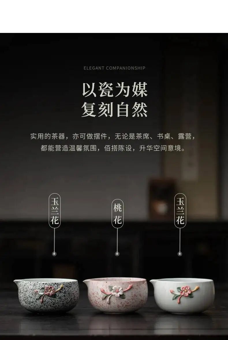 Kit Matcha Fleur Artisanale – Bol Matcha Céramique et Fouet Matcha pour THÉ MATCHA - Oshi Matcha