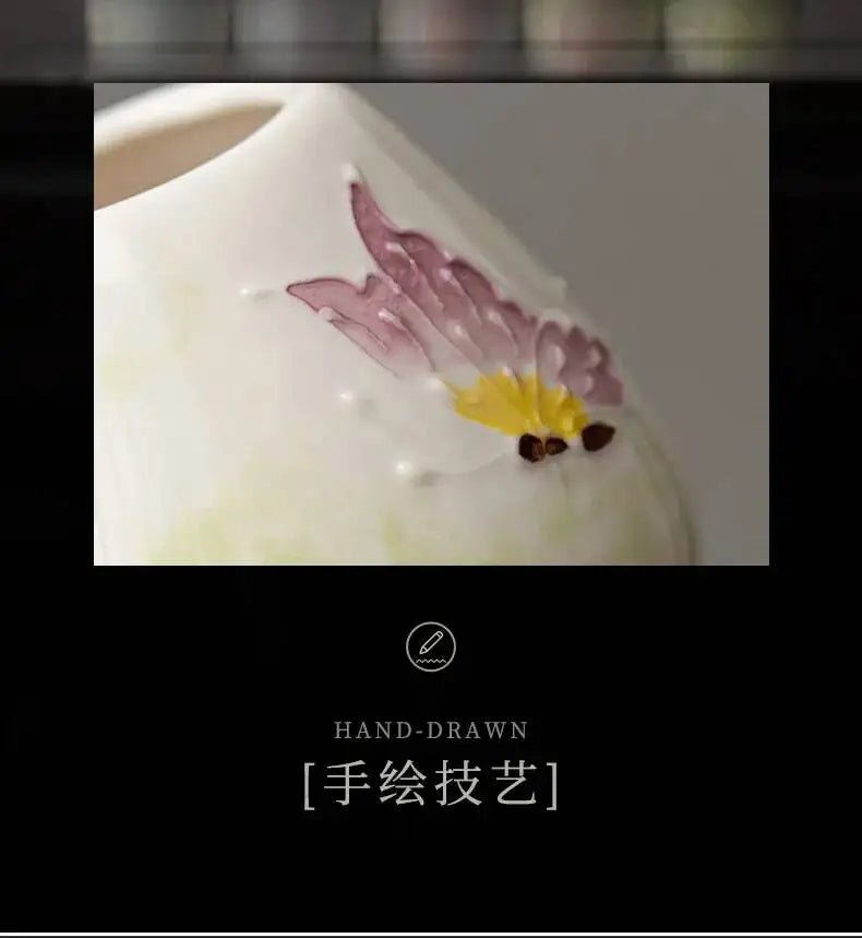 Kit Matcha Floral Japonais – Bol Matcha Fleuri et Fouet Matcha pour THÉ MATCHA - Oshi Matcha
