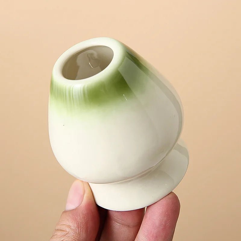 Kit Matcha Floral Vert – Bol Matcha Céramique et Fouet Matcha pour THÉ MATCHA - Oshi Matcha