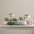 Charger l'image dans la visionneuse de la galerie, Kit Matcha Floral Vert – Bol Matcha Céramique et Fouet Matcha pour THÉ MATCHA - Oshi Matcha
