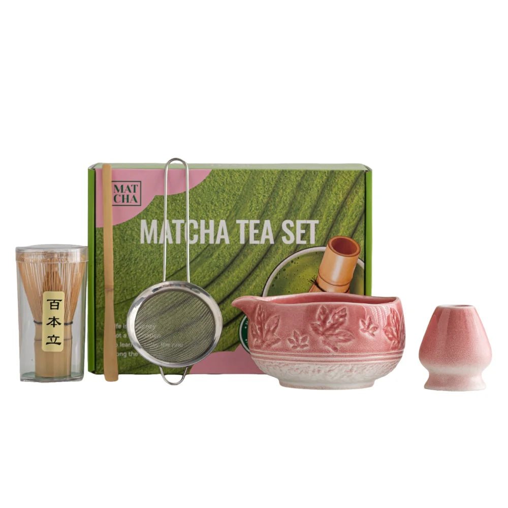 Kit Matcha Japonais Complet – Bol Matcha Vert, Fouet Matcha et Accessoires pour THÉ MATCHA - Oshi Matcha