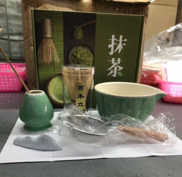Kit Matcha Japonais Complet – Matcha Kit avec Bol Matcha et Fouet Matcha pour THÉ MATCHA - Oshi Matcha