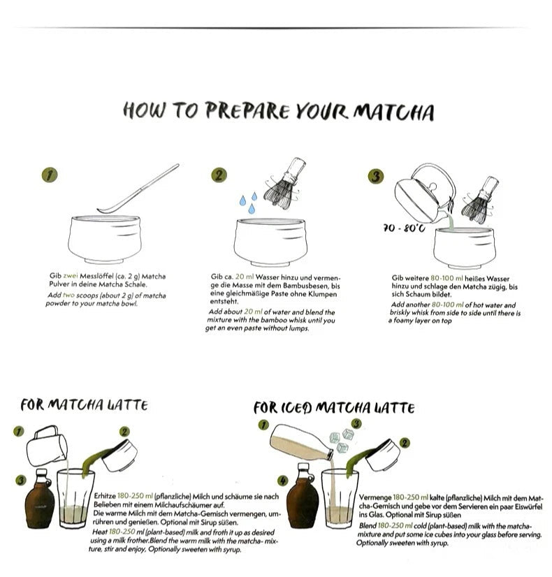 Kit Matcha Japonais Complet – Matcha Kit avec Bol Matcha et Fouet Matcha pour THÉ MATCHA - Oshi Matcha