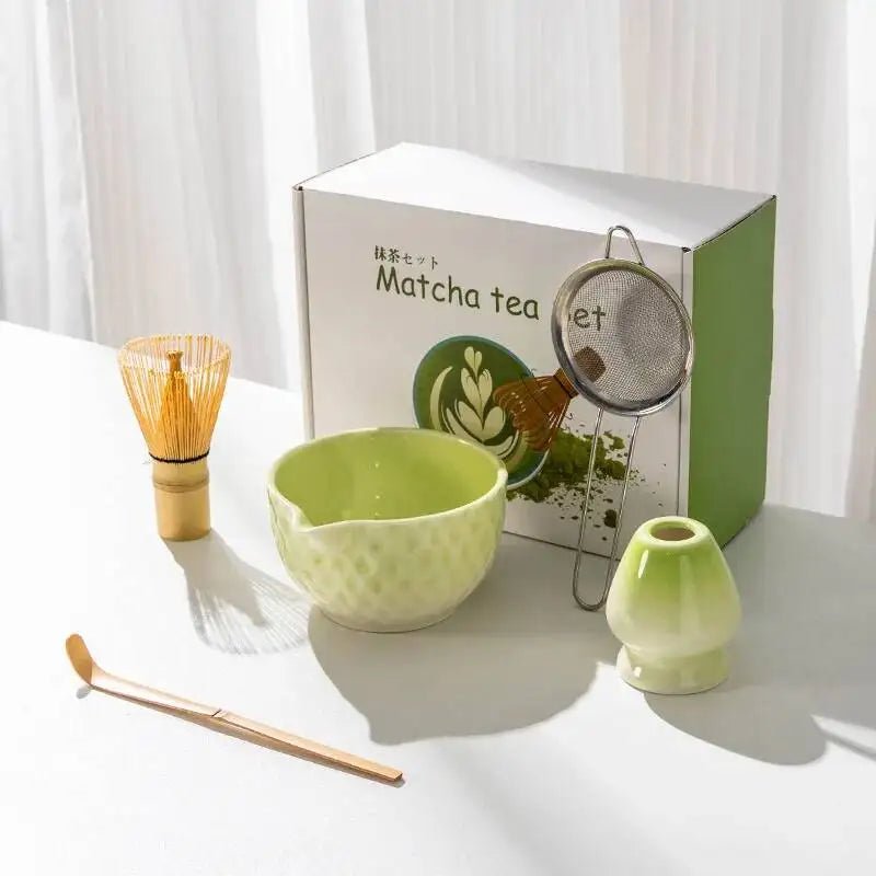 Kit Matcha Japonais Rose – Bol Matcha Céramique et Fouet Matcha pour THÉ MATCHA - Oshi Matcha