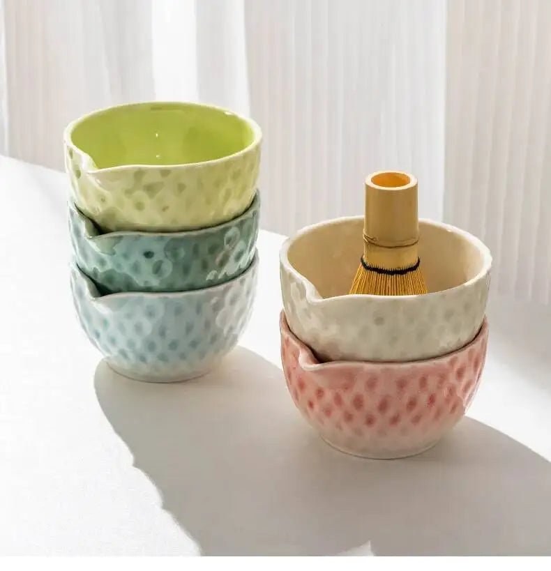 Kit Matcha Japonais Rose – Bol Matcha Céramique et Fouet Matcha pour THÉ MATCHA - Oshi Matcha