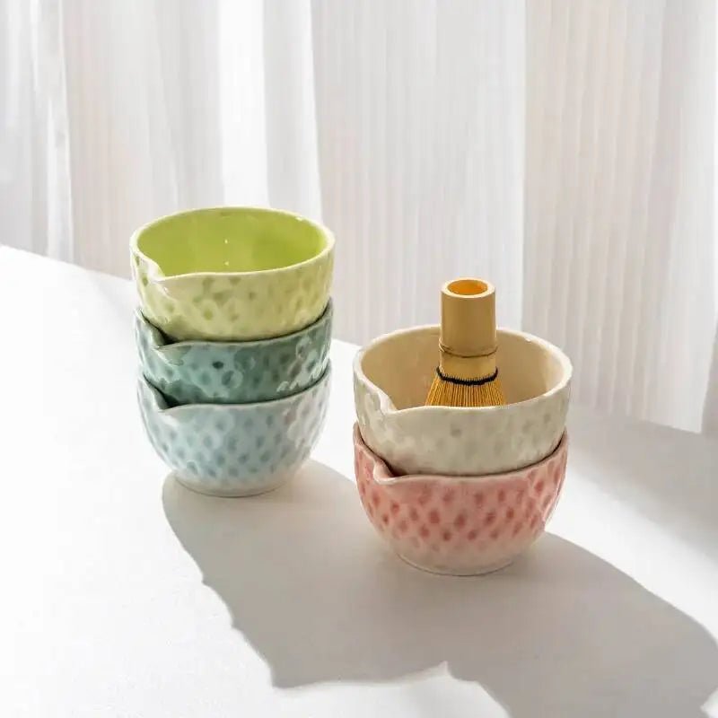 Kit Matcha Japonais Rose – Bol Matcha Céramique et Fouet Matcha pour THÉ MATCHA - Oshi Matcha