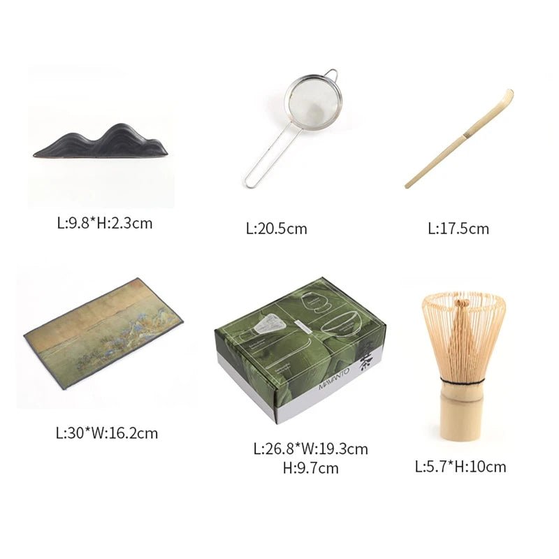 Kit Matcha Japonais – Set Matcha Complet avec Fouet Bambou pour THÉ MATCHA - Oshi Matcha