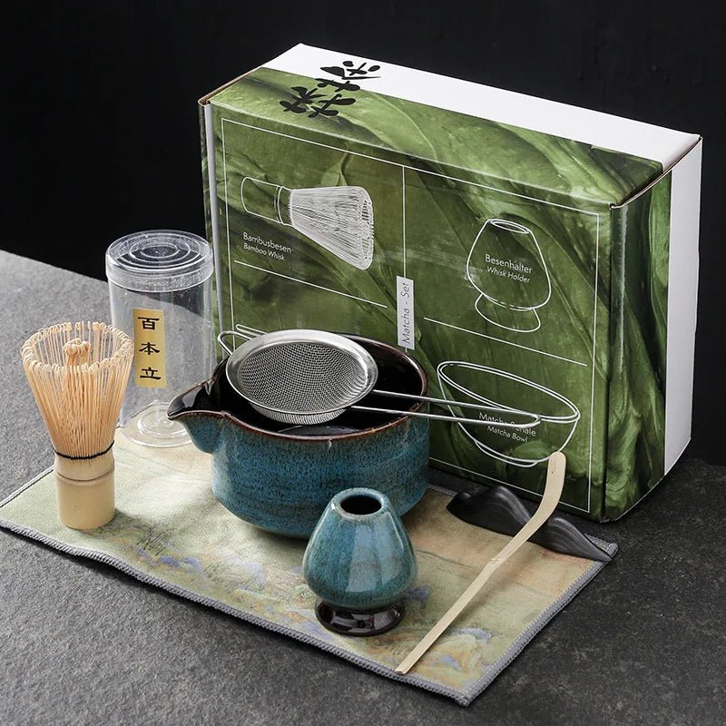 Kit Matcha Japonais – Set Matcha Complet avec Fouet Bambou pour THÉ MATCHA - Oshi Matcha