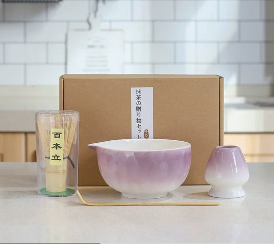 Kit Matcha Lavande – Set Matcha Japonais pour THÉ MATCHA - Oshi Matcha