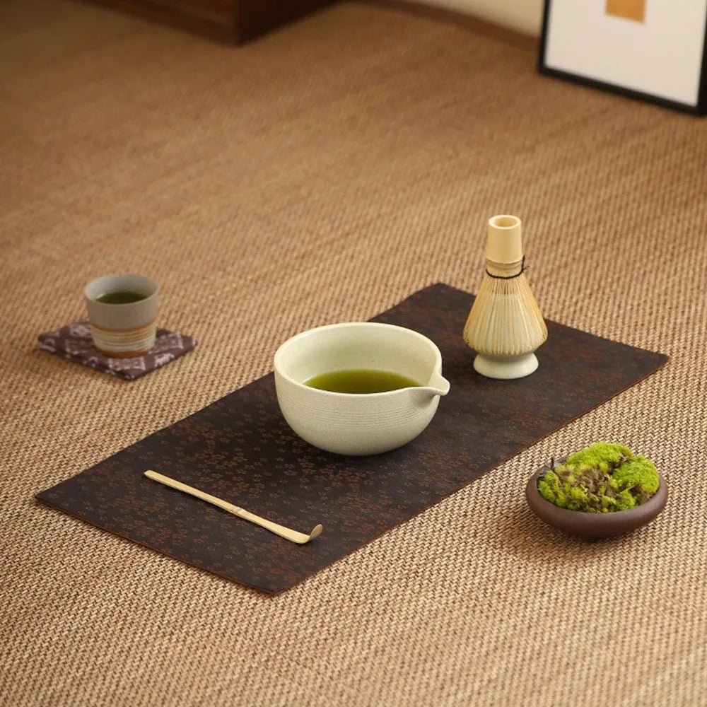 Kit Matcha Noir Élégant – Bol Matcha Céramique et Fouet Matcha pour THÉ MATCHA - Oshi Matcha