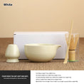 Charger l'image dans la visionneuse de la galerie, Kit Matcha Noir Élégant – Bol Matcha Céramique et Fouet Matcha pour THÉ MATCHA - Oshi Matcha
