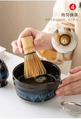 Charger l'image dans la visionneuse de la galerie, Kit Matcha Nuit Étoilée – Bol Matcha Noir et Fouet Matcha pour THÉ MATCHA - Oshi Matcha
