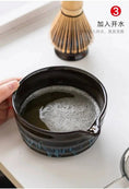Charger l'image dans la visionneuse de la galerie, Kit Matcha Nuit Étoilée – Bol Matcha Noir et Fouet Matcha pour THÉ MATCHA - Oshi Matcha
