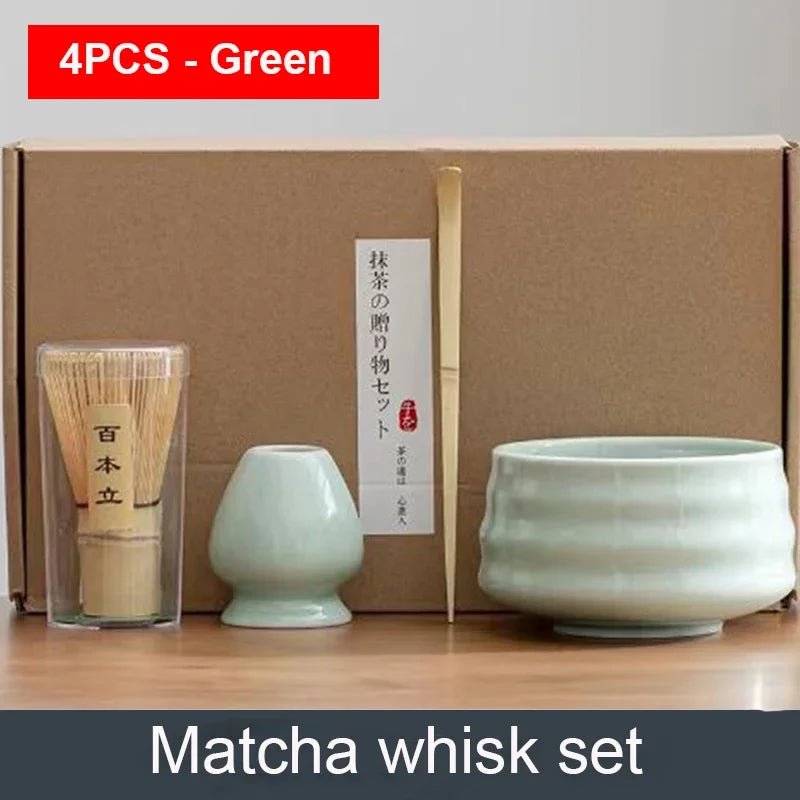 Kit Matcha Rose Céramique – Set Matcha Japonais pour THÉ MATCHA - Oshi Matcha