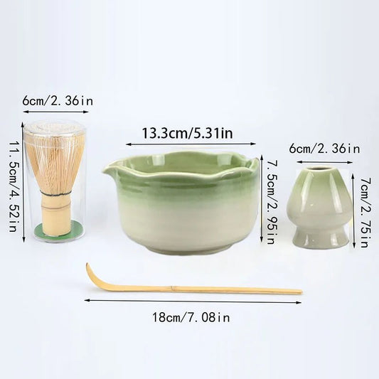 Kit Matcha Rose Dégradé – Set Matcha Cérémonie pour THÉ MATCHA - Oshi Matcha
