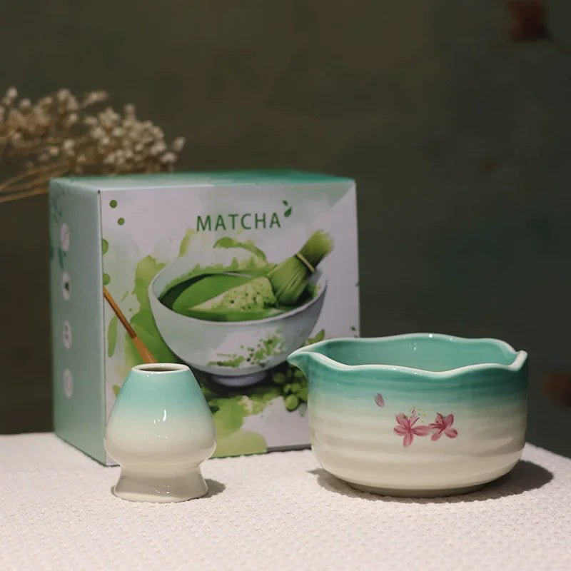 Kit Matcha rose Sakura – Set Matcha Cérémonie pour THÉ MATCHA - Oshi Matcha