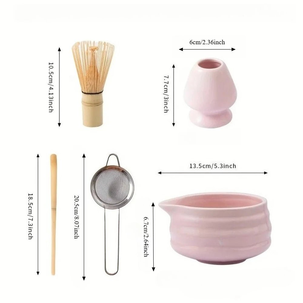 Kit Matcha Rose – Set Matcha Cérémonie pour THÉ MATCHA - Oshi Matcha