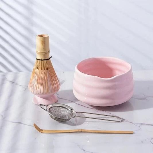 Kit Matcha Rose – Set Matcha Cérémonie pour THÉ MATCHA - Oshi Matcha