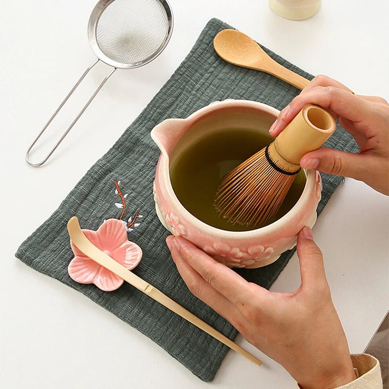 Kit Matcha Sakura – Set Matcha Cérémonie pour THÉ MATCHA - Oshi Matcha