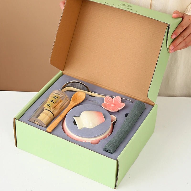 Kit Matcha Sakura – Set Matcha Cérémonie pour THÉ MATCHA - Oshi Matcha