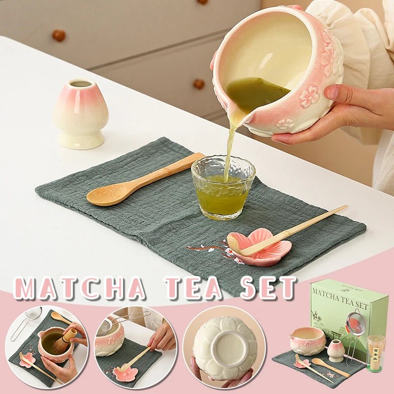 Kit Matcha Sakura – Set Matcha Cérémonie pour THÉ MATCHA - Oshi Matcha