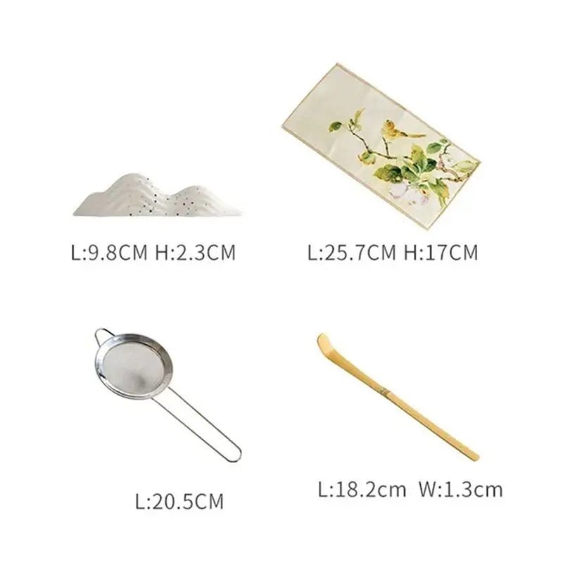 Kit Matcha – The Matcha – Blanc Premium avec Accessoires et Boîte Cadeau - Oshi Matcha