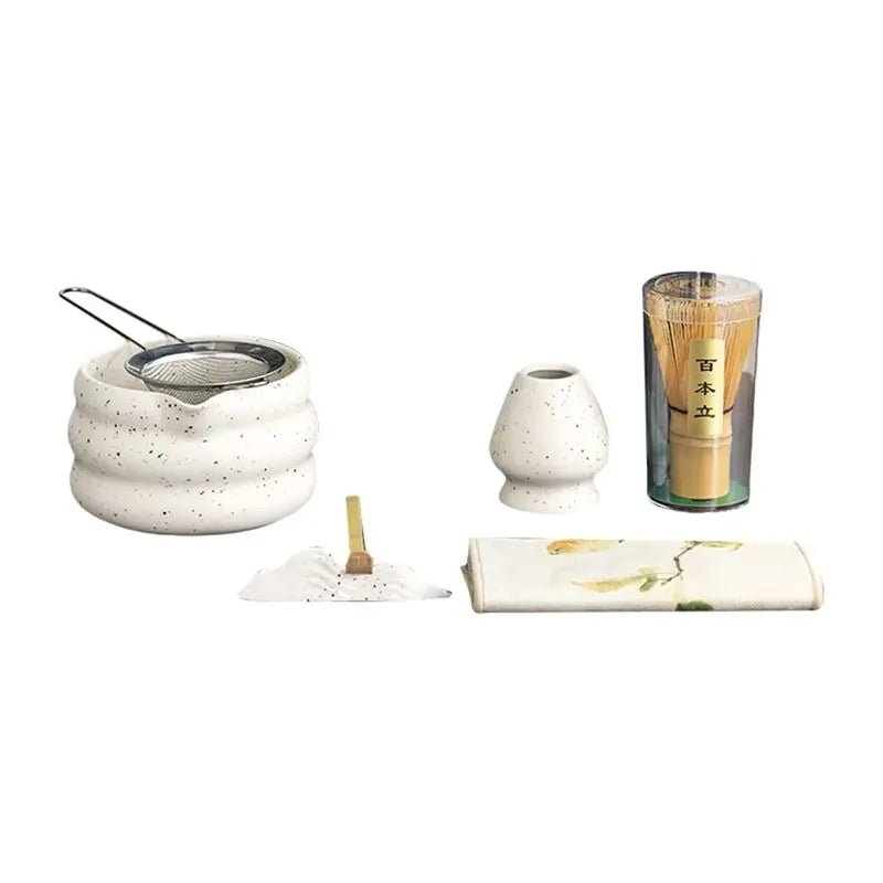 Kit Matcha – The Matcha – Blanc Premium avec Accessoires et Boîte Cadeau - Oshi Matcha