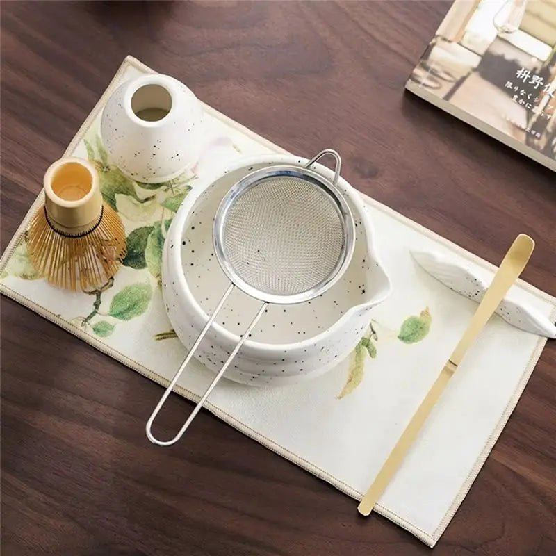Kit Matcha – The Matcha – Blanc Premium avec Accessoires et Boîte Cadeau - Oshi Matcha