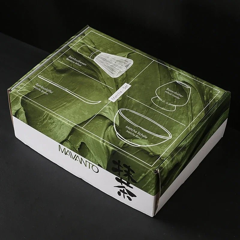 Kit Matcha – The Matcha – Bleu Nuit avec Bol Céramique et Fouet Bambou - Oshi Matcha