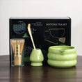 Charger l'image dans la visionneuse de la galerie, Kit Matcha – The Matcha – Bleu Nuit avec Bol Céramique et Fouet Bambou - Oshi Matcha
