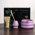 Charger l'image dans la visionneuse de la galerie, Kit Matcha – The Matcha – Bleu Nuit avec Bol Céramique et Fouet Bambou - Oshi Matcha
