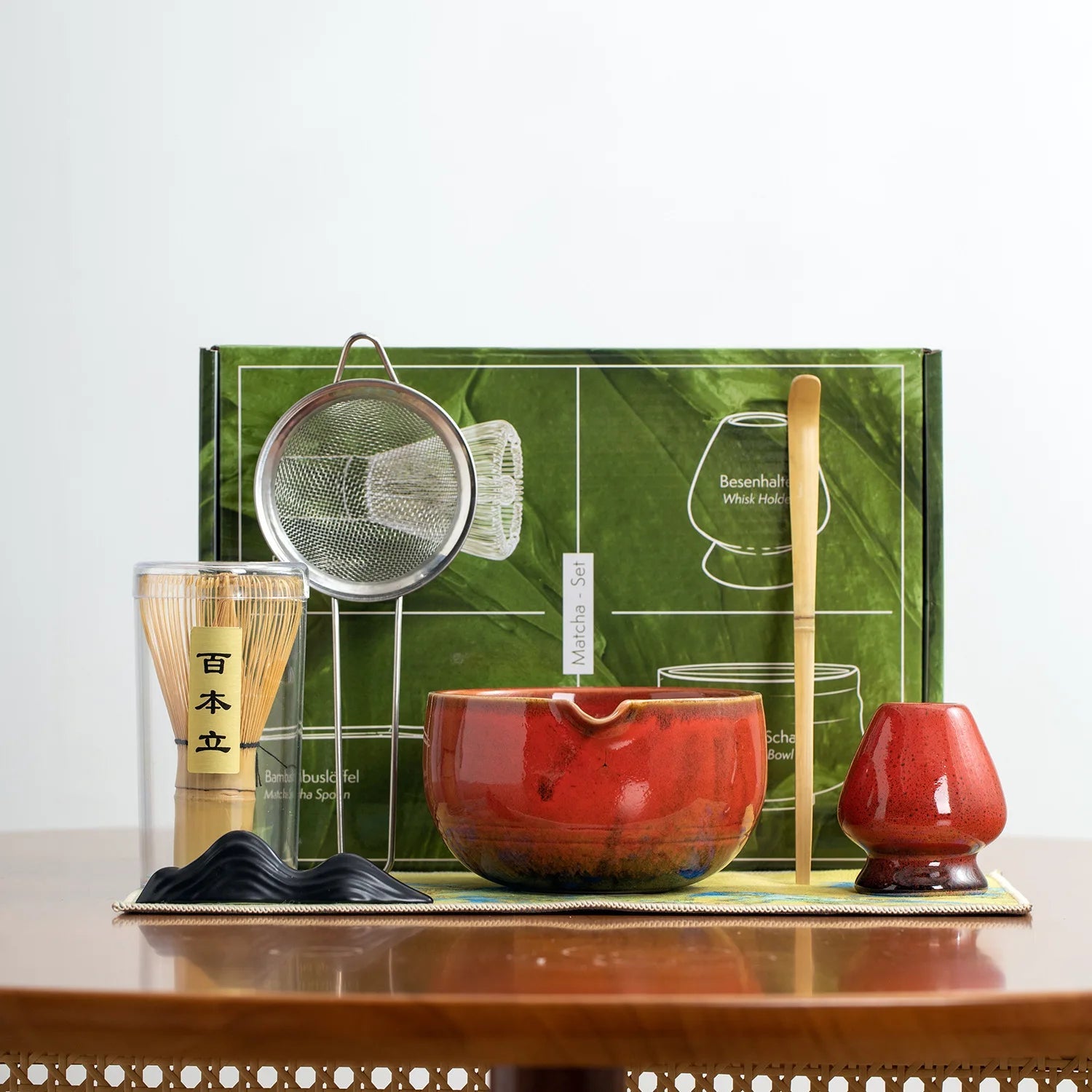 Kit Matcha – The Matcha – Jaune Doré avec Bol et Fouet Bambou - Oshi Matcha