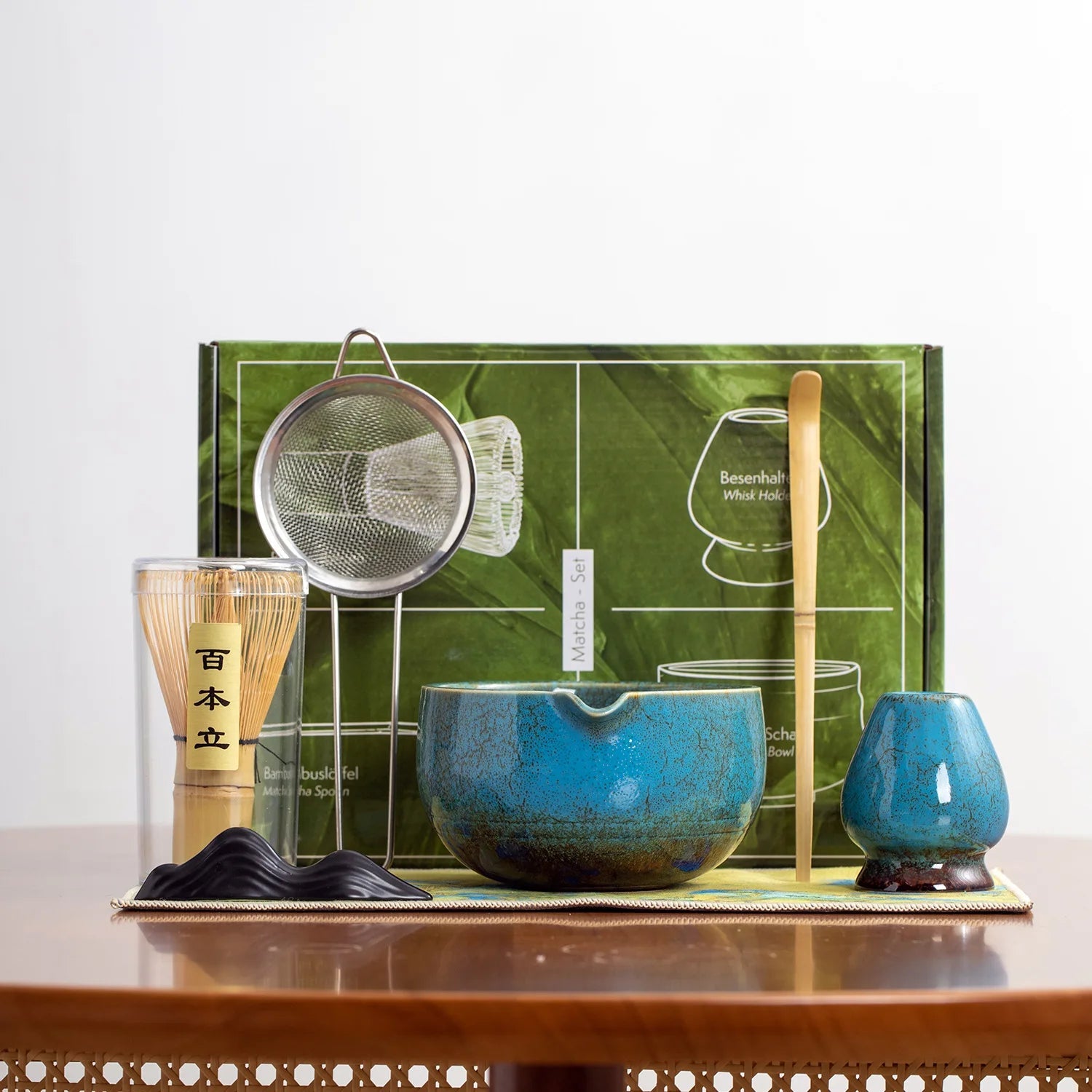 Kit Matcha – The Matcha – Jaune Doré avec Bol et Fouet Bambou - Oshi Matcha