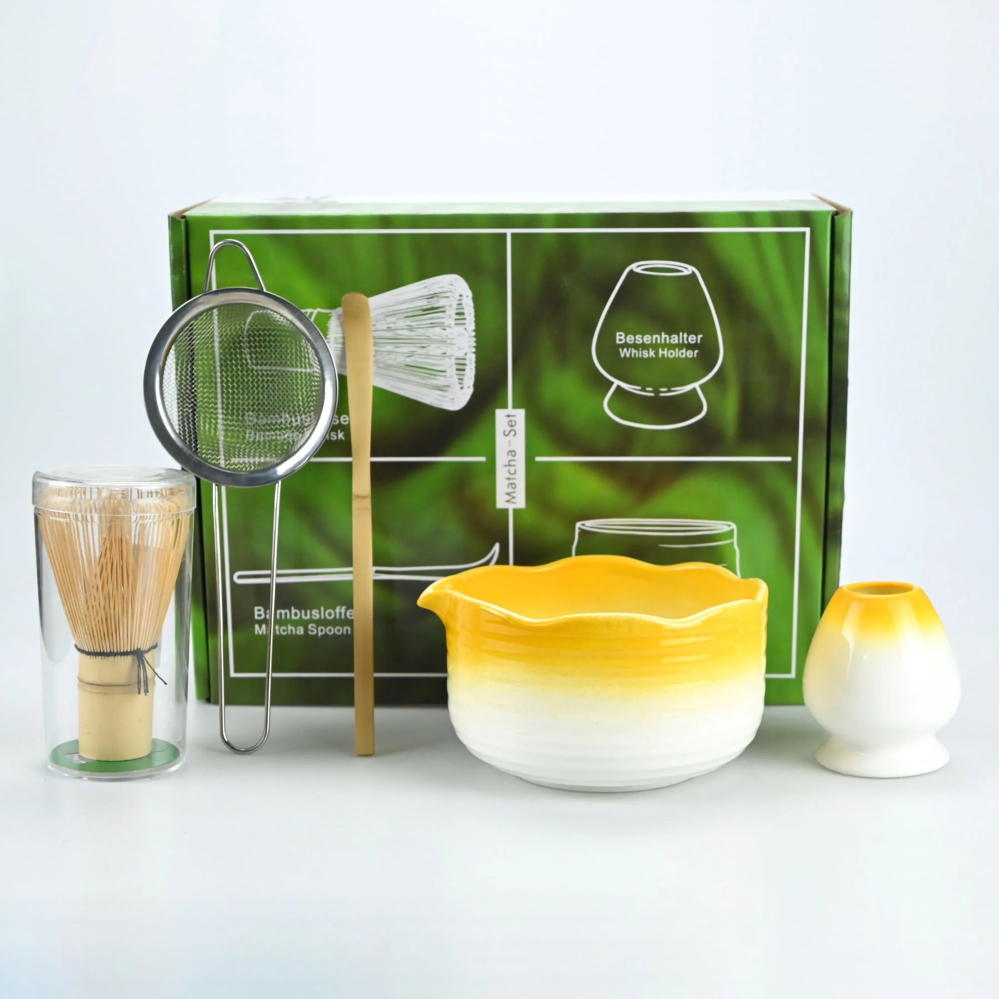 Kit Matcha – The Matcha – Rose Sakura avec Fouet Bambou et Accessoires - Oshi Matcha