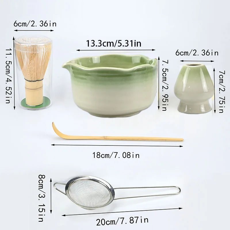 Kit Matcha – The Matcha – Rose Sakura avec Fouet Bambou et Accessoires - Oshi Matcha