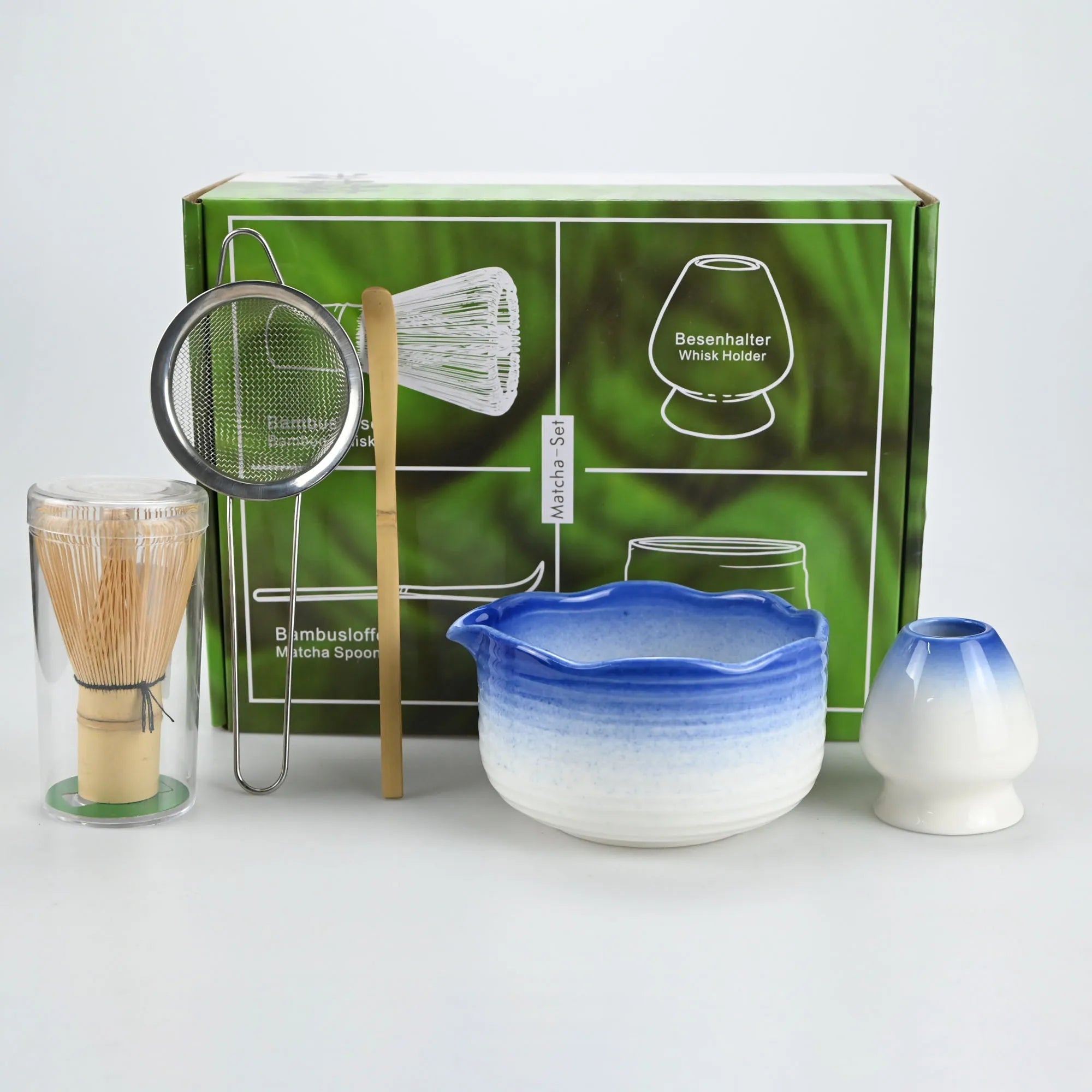 Kit Matcha – The Matcha – Rose Sakura avec Fouet Bambou et Accessoires - Oshi Matcha