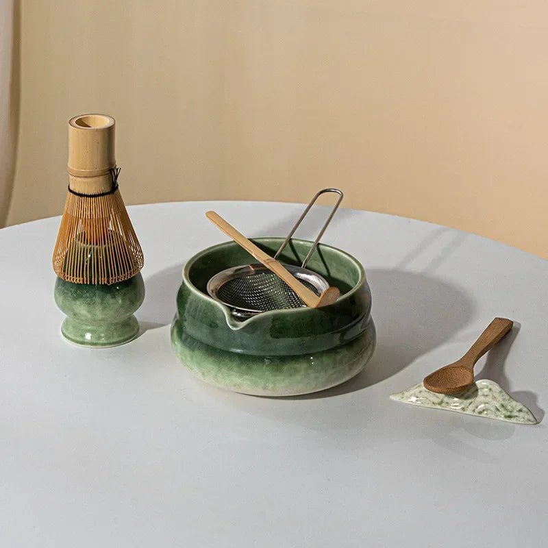 Kit Matcha – The Matcha – Sable Naturel avec Coffret Cadeau et Accessoires - Oshi Matcha
